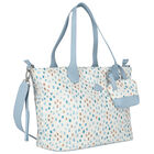 Ivory & Blue Baby Changing Bag, 2, hi-res